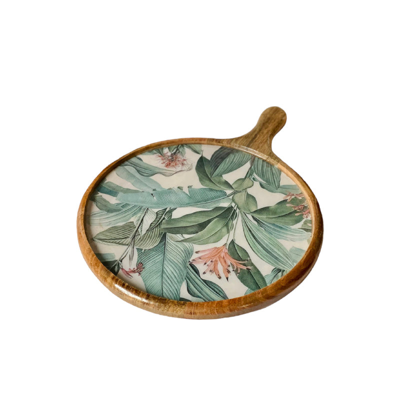 Buy Tiger Lily Mangowood Tray Platter from Vaaree