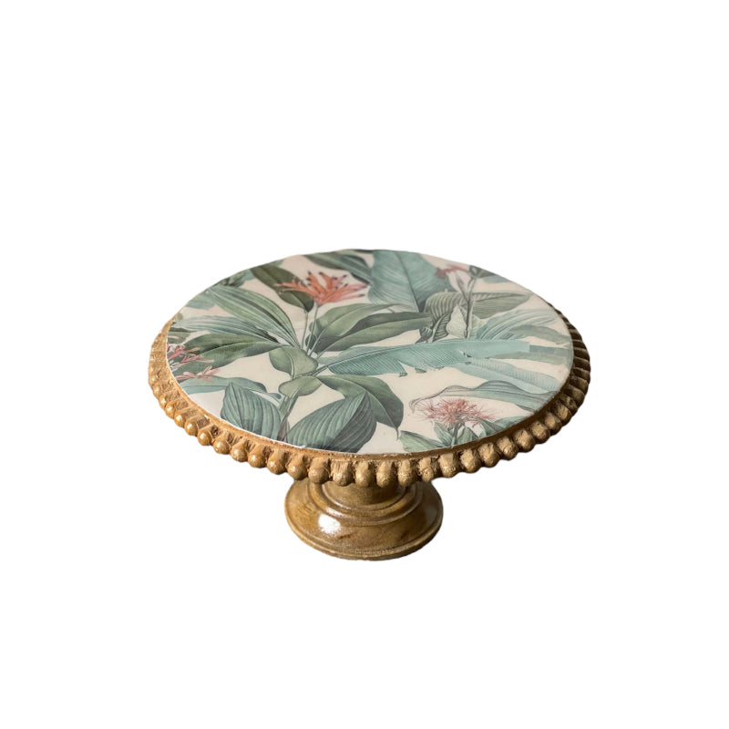 Cake Stand - Tiger Lily Mangowood Cake Stand