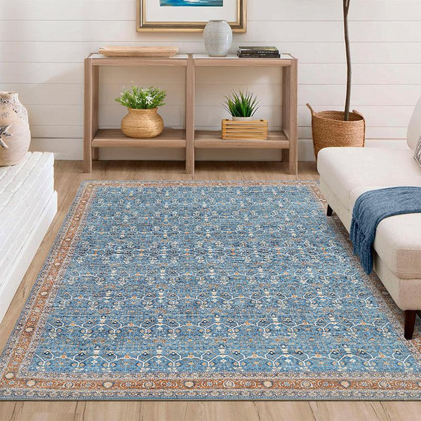 Buy Sadie Ethnic Carpet - Royal Blue Carpet from Vaaree