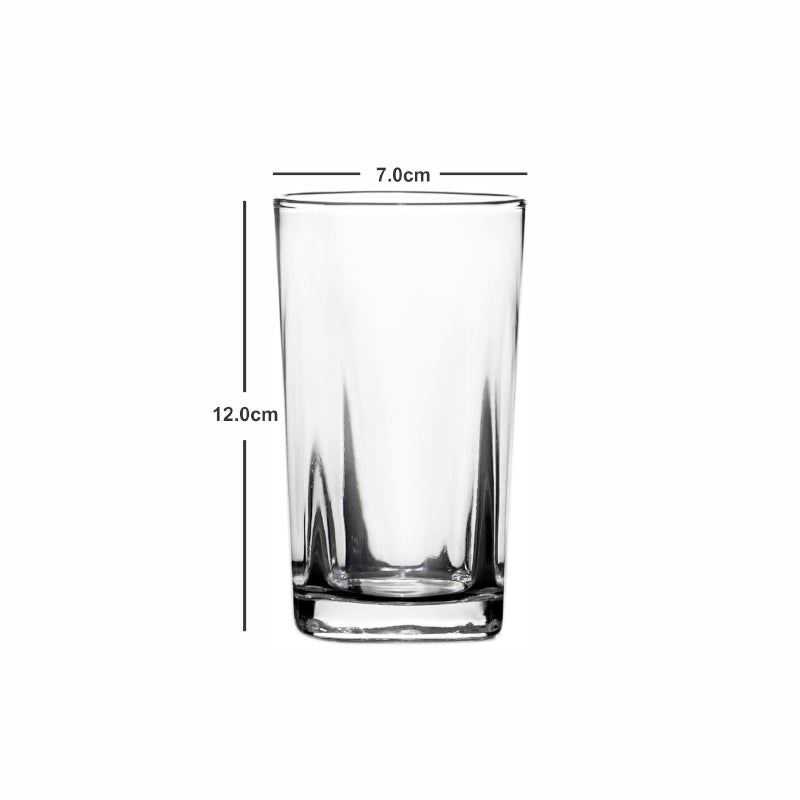 Drinking & Juice Glasses - Jasmine Glass Tumbler (320 ML) - Set Of Six