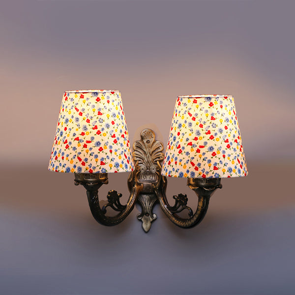 Buy Vintage Color Splash Conical Duo Wall Lamp Wall Lamp from Vaaree