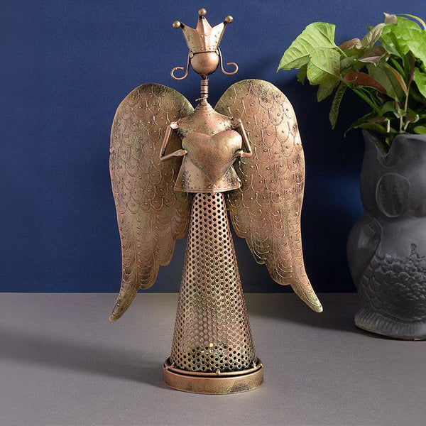 Buy Hearty Angel Tealight Candle Holder Showpieces from Vaaree