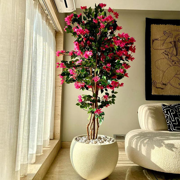 Buy Faux Bougainvillea Tree - 6 Feet Artificial Plants from Vaaree