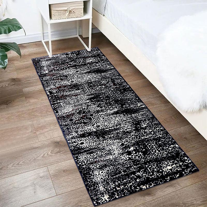 Buy Rieva Anti Skid Runner Rug - Black & Brown Runner Rug from Vaaree