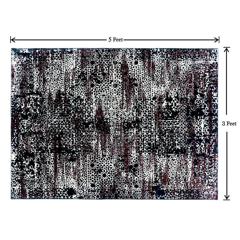 Buy Rieva Anti Skid Rug - Black & Brown Rugs from Vaaree