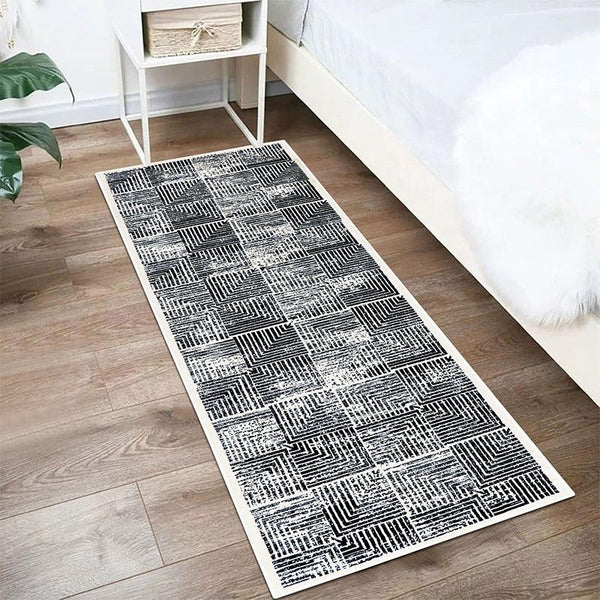 Buy Merca Anti Skid Runner Rug - Grey Runner Rug from Vaaree