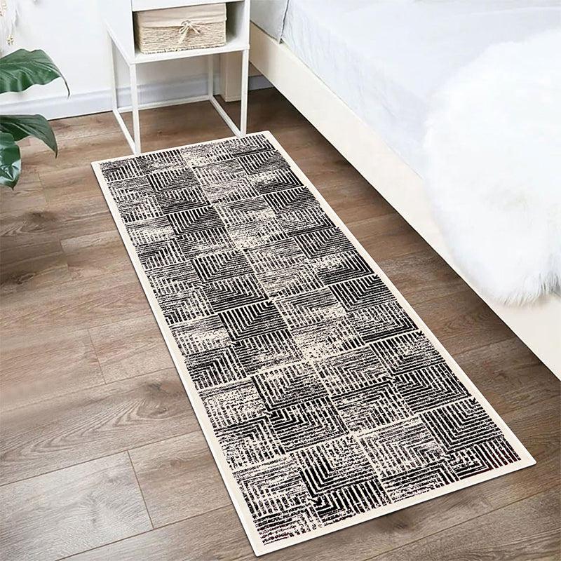 Buy Merca Anti Skid Runner Rug - Black Runner Rug from Vaaree