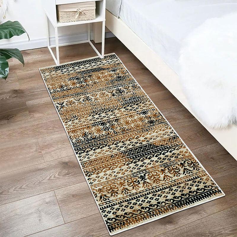 Buy Driva Ethnic Runner Rug - Beige & Blue Runner Rug from Vaaree