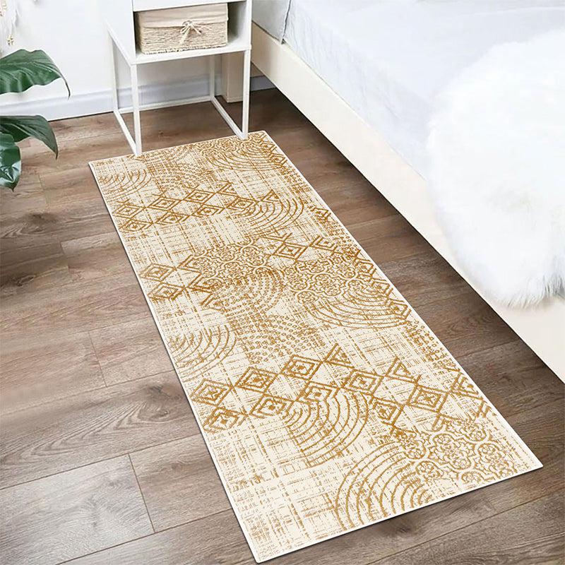 Buy Lexo Anti Skid Runner Rug - Yellow Runner Rug from Vaaree