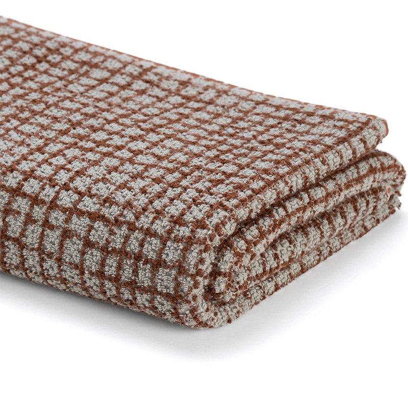 Buy Madras Terry Cotton Bath Towel - Brown Bath Towels from Vaaree