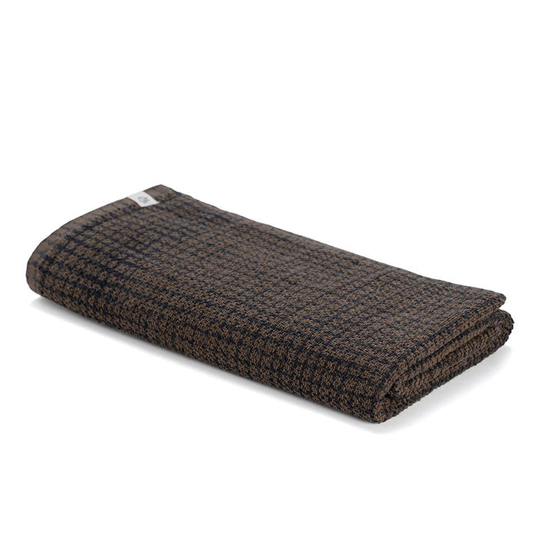 Buy Madras Terry Cotton Bath Towel - Dark Brown Bath Towels from Vaaree