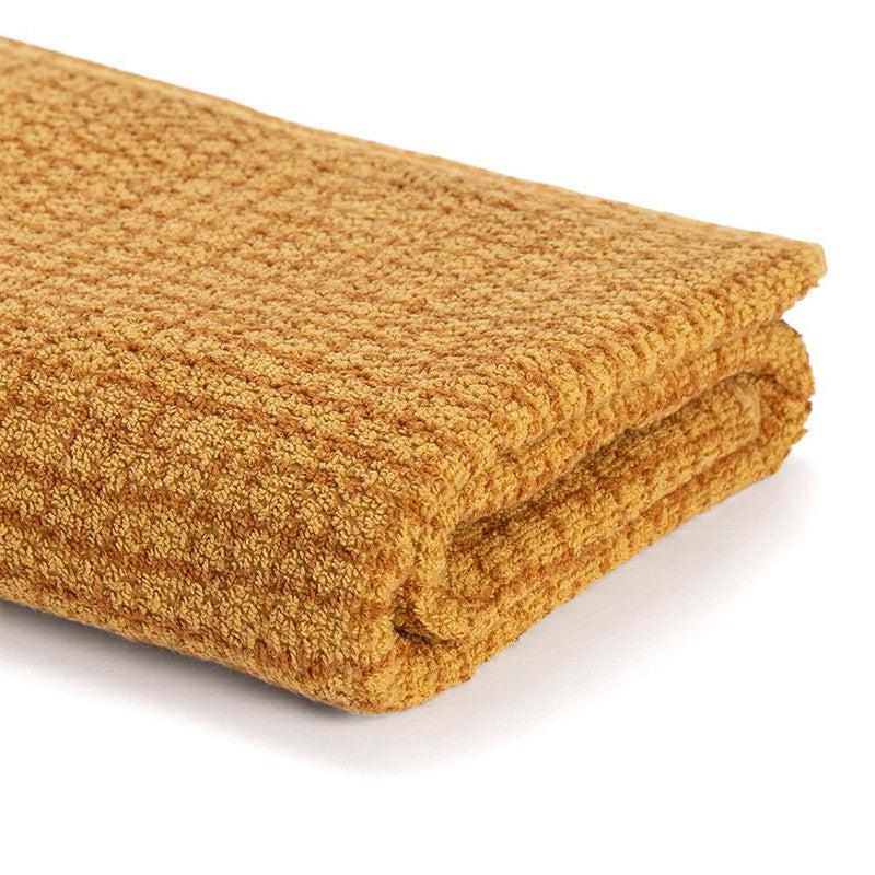 Buy Madras Terry Cotton Bath Towel - Yellow Bath Towels from Vaaree