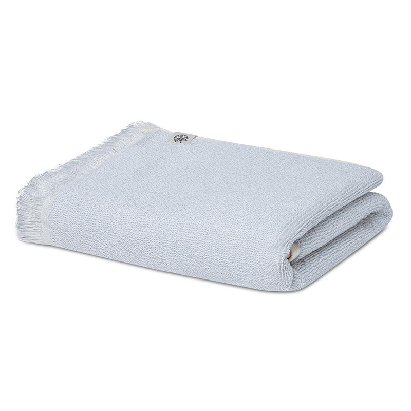 Buy Melange Terry Cotton Hand Towel - Fogstone Green Hand & Face Towels from Vaaree