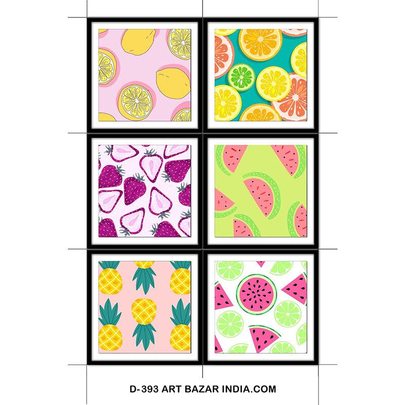 Buy Slice Fruit Coaster - Set Of Six Coasters from Vaaree