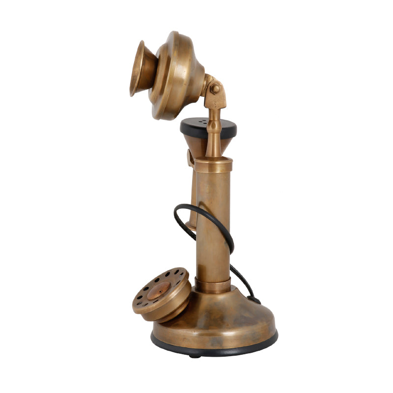 Buy Anora Antique Telephone Showpiece - Antique Gold Showpieces from Vaaree