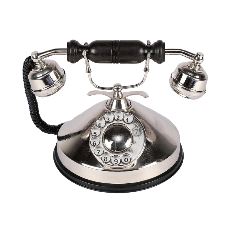 Buy Rava Silver Antique Telephone Showpiece - Silver Showpieces from Vaaree