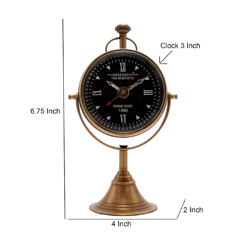 Table Clock - Argoma Antique Table Clock