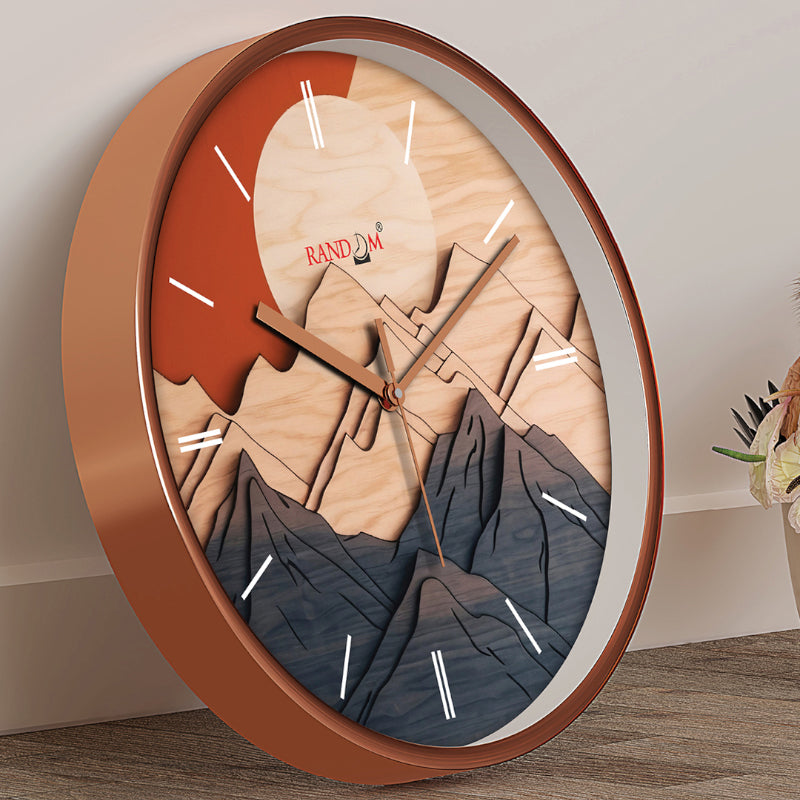 Wall Clock - Mountain Shine Wall Clock