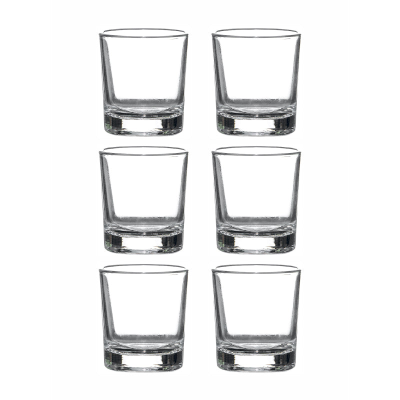 Buy Phoebo Shot Glass (50 ML) - Set Of Six Scotch & Whiskey Glasses from Vaaree