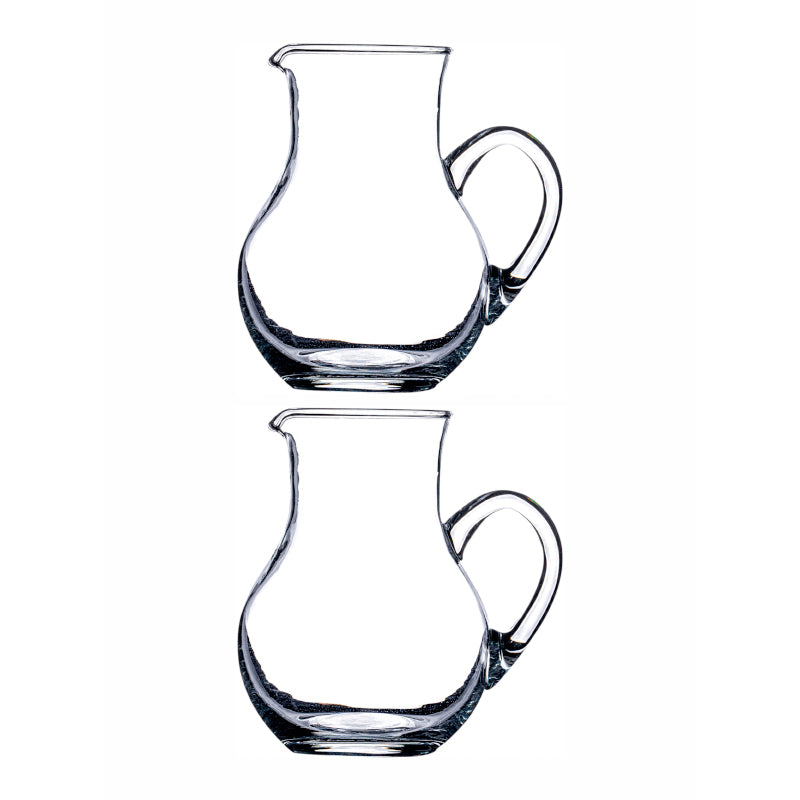 Jug - Piero Pour Glass Jug (500 ML) - Set Of Two
