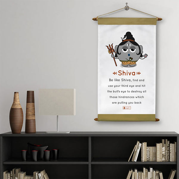 Whimsy Cute Shiva Motivational Wall Accent