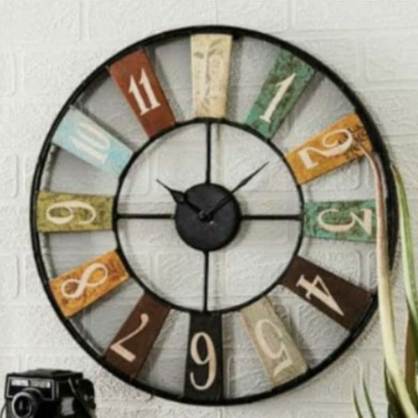 Yuva Multicolor Wall Clock