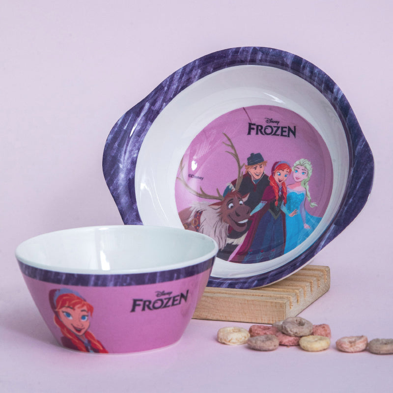 Kids Bowls - Frozen Friends Kids Bowl - Two Piece Set