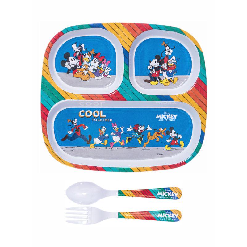 Buy Cool Mickey Kids Dining Set - Five Piece Set Kids Dinner Set from Vaaree