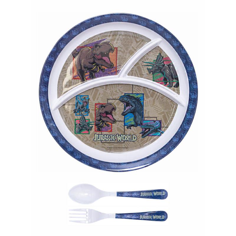 Buy Dino Adventure Kids Dining Set - Five Piece Set Kids Dinner Set from Vaaree