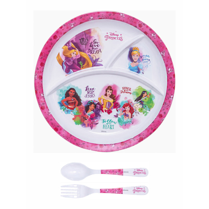 Kids Dinner Set - Princess Whimsy Kids Dining Set - Five Piece Set