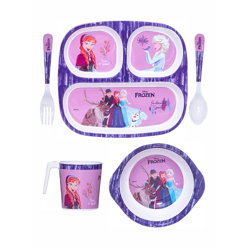 Buy Elsa World Kids Dining Set - Five Piece Set Kids Dinner Set from Vaaree