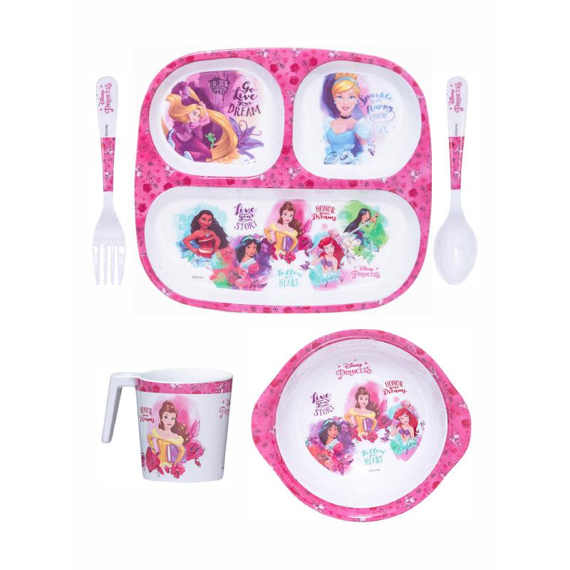 Buy Princess Fiesta Kids Dining Set - Five Piece Set Kids Dinner Set from Vaaree