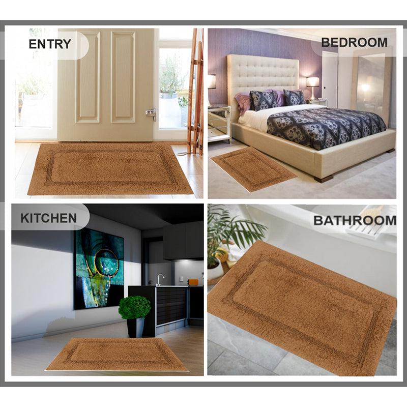 Buy Regent Anti Skid Bath Mat - Coffee Brown Bath Mats from Vaaree