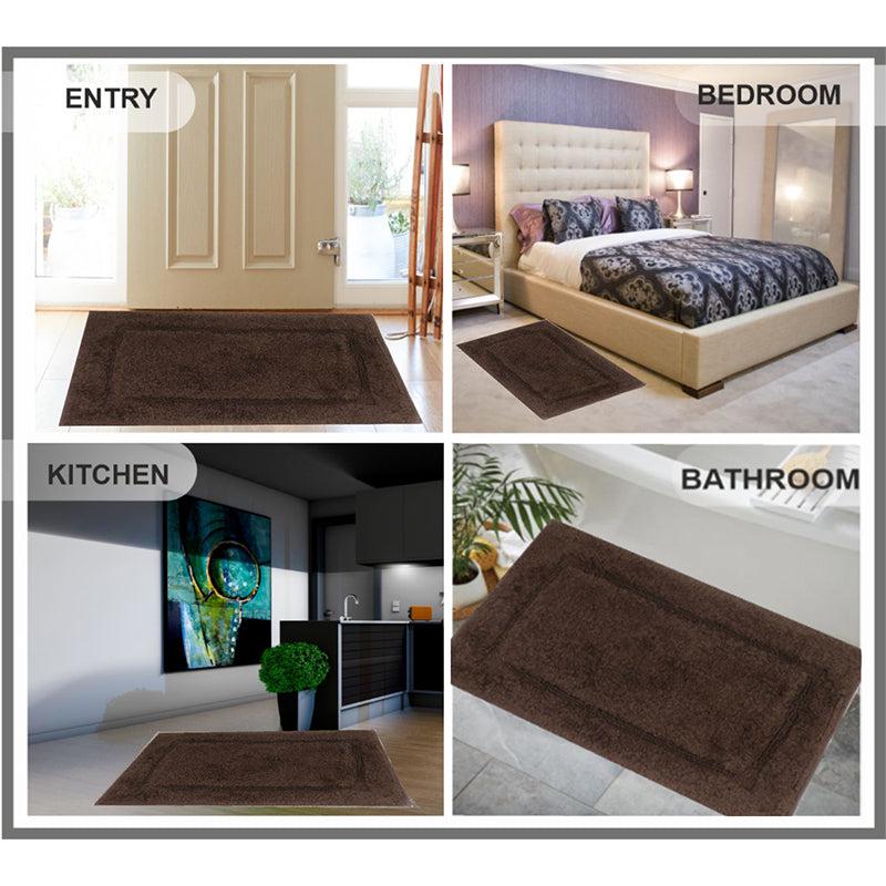 Buy Regent Anti Skid Bath Mat - Brown Bath Mats from Vaaree