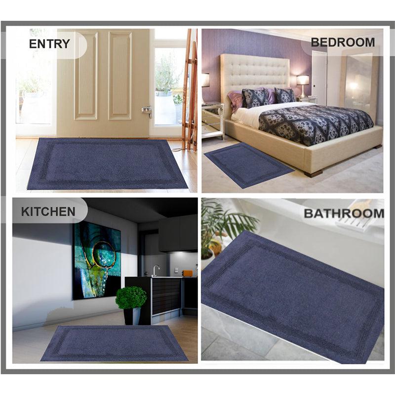 Buy Regent Anti Skid Bath Mat - Blue Bath Mats from Vaaree