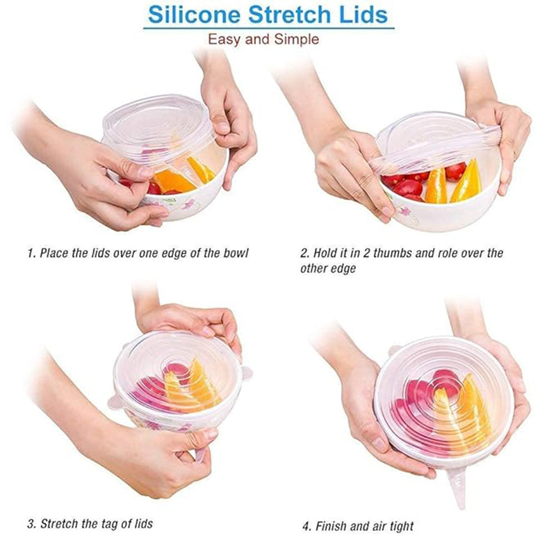 Buy Easy Cover Stretchable Lid - Set Of Six Kitchen Tools & Gadgets from Vaaree