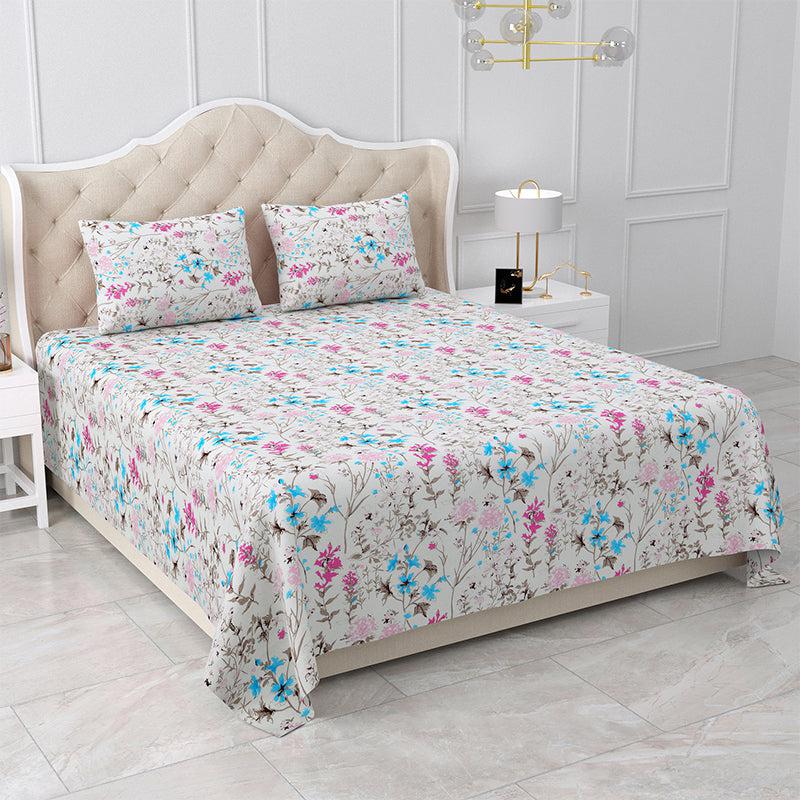 Buy Espora Floral Bedsheet Bedsheets from Vaaree