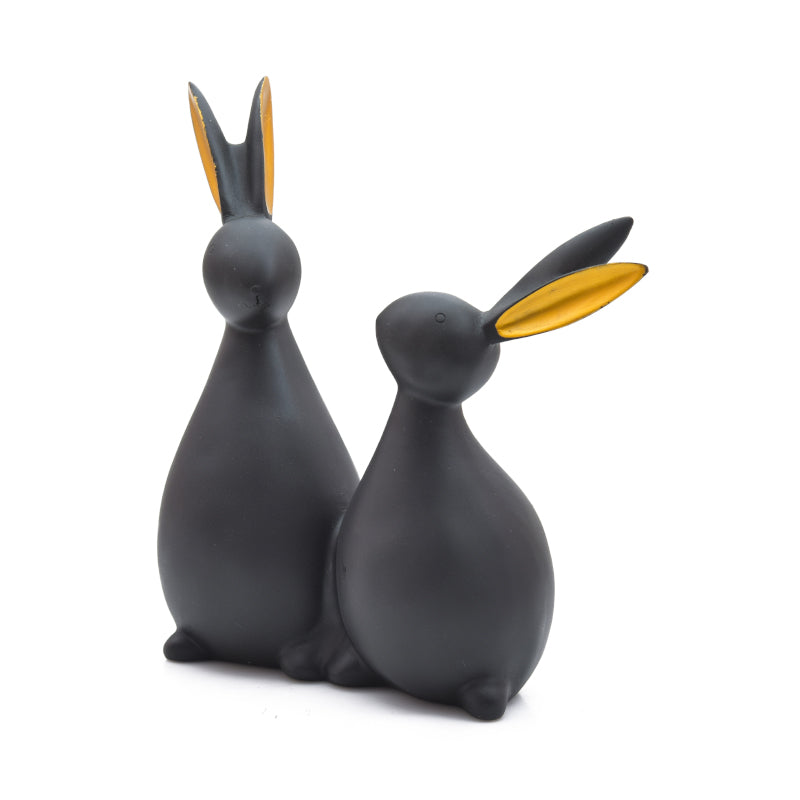 Buy Quirk Bunny Showpiece - Black Showpieces from Vaaree