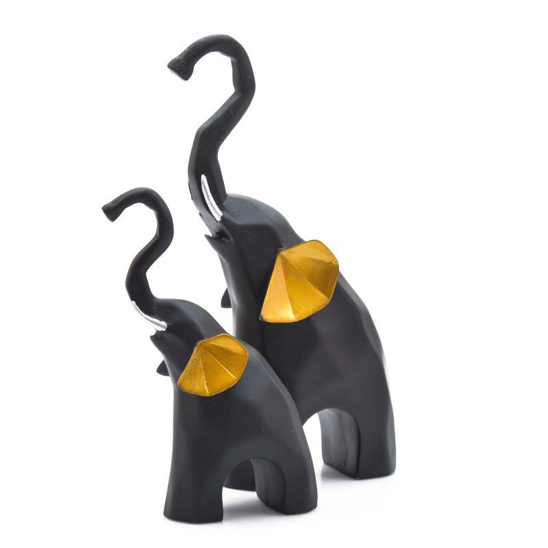 Buy Tusker Joy Showpiece - Set Of Two Showpieces from Vaaree