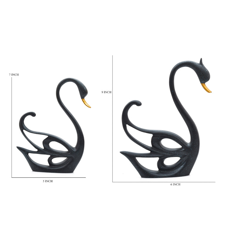 Buy Swan Match Showpiece - Set Of Two Showpieces from Vaaree