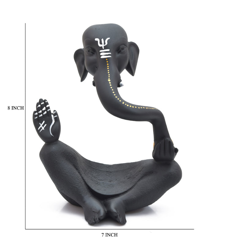 Buy Ganapati Resin Idol - Black Idols & Sets from Vaaree