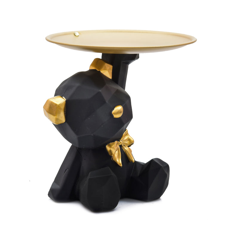 Buy Mr Teddy Showpiece - Black Showpieces from Vaaree