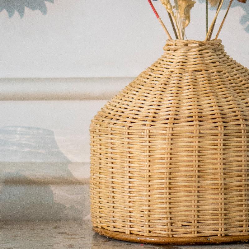 Buy Ilasha Rattan Vase Vase from Vaaree