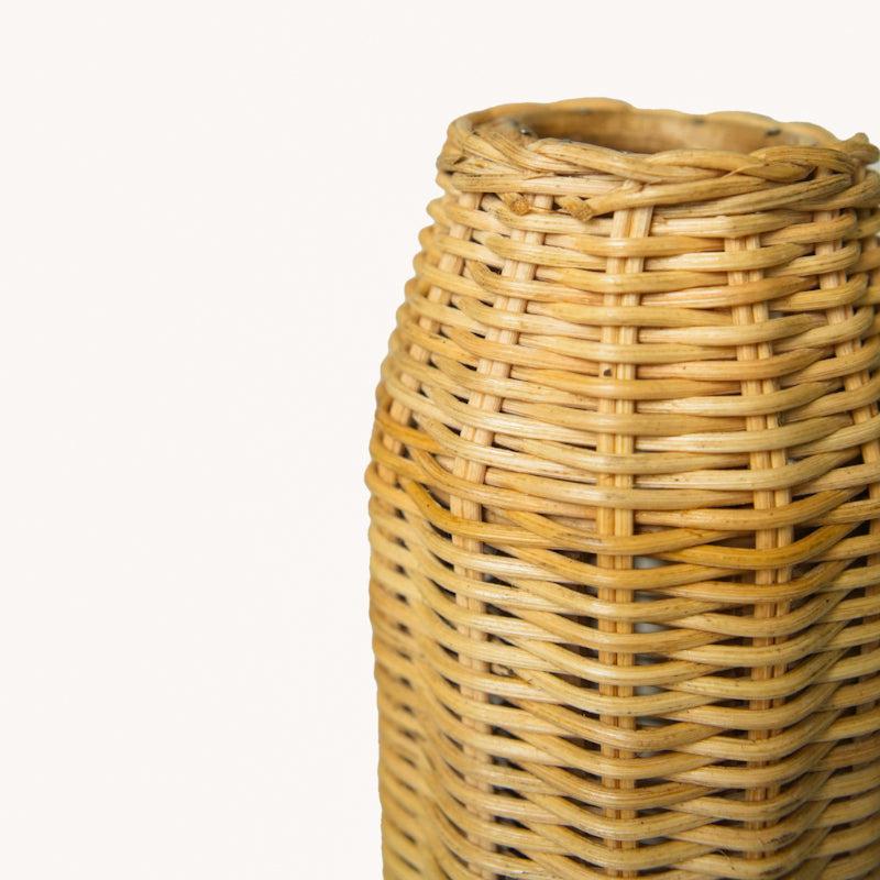 Buy Arca Rattan Floor Vase Floor Vase from Vaaree