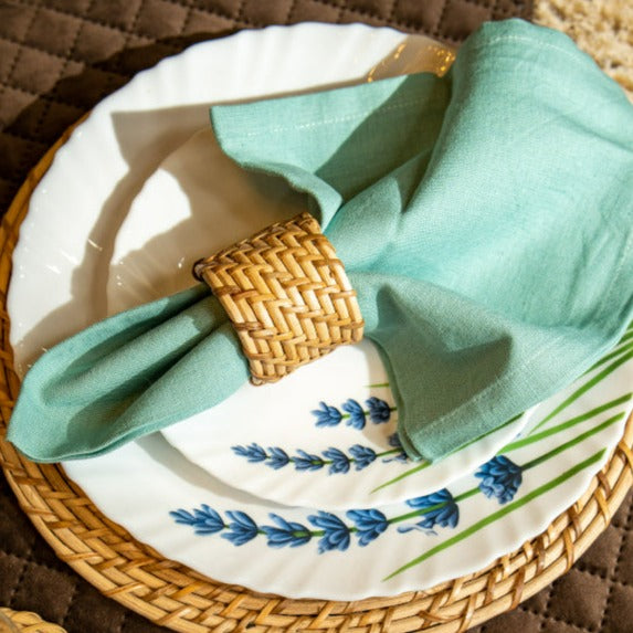 Napkin Ring - Vrita Rattan Napkin Ring - Set Of Two