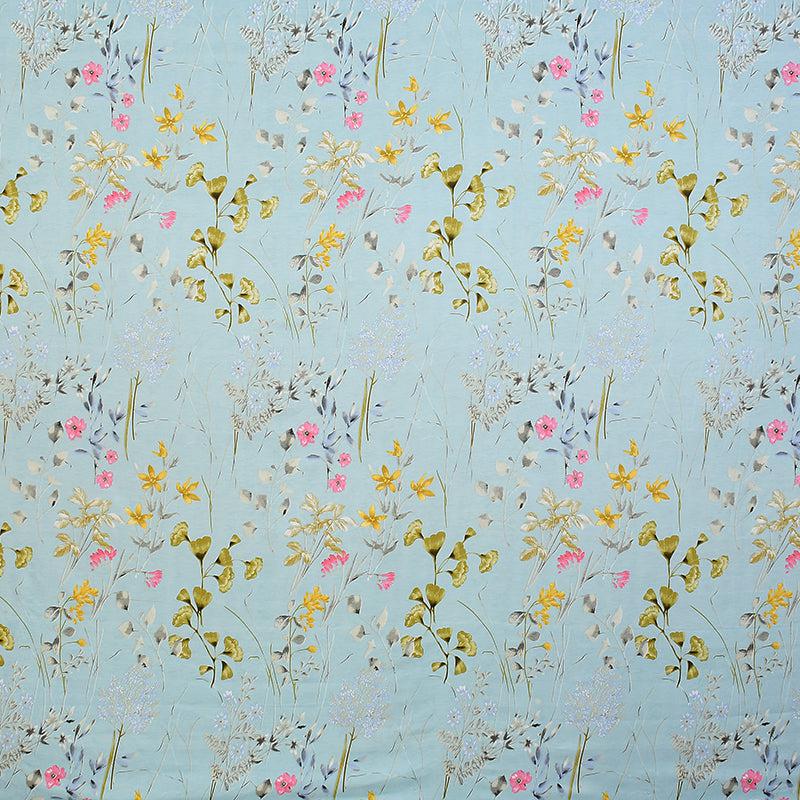 Buy Protea Floral Bedsheet - Sky Blue Bedsheets from Vaaree