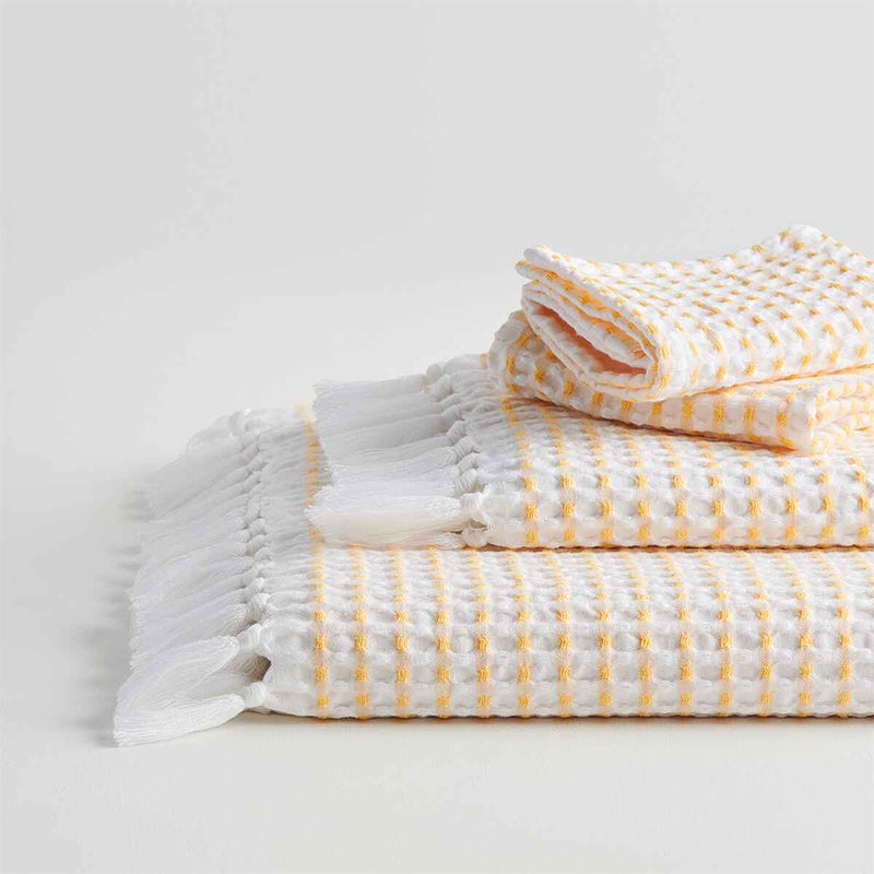 Buy Resho Waffle Towel Combo (Melon) - Four Piece Set Towel Sets from Vaaree