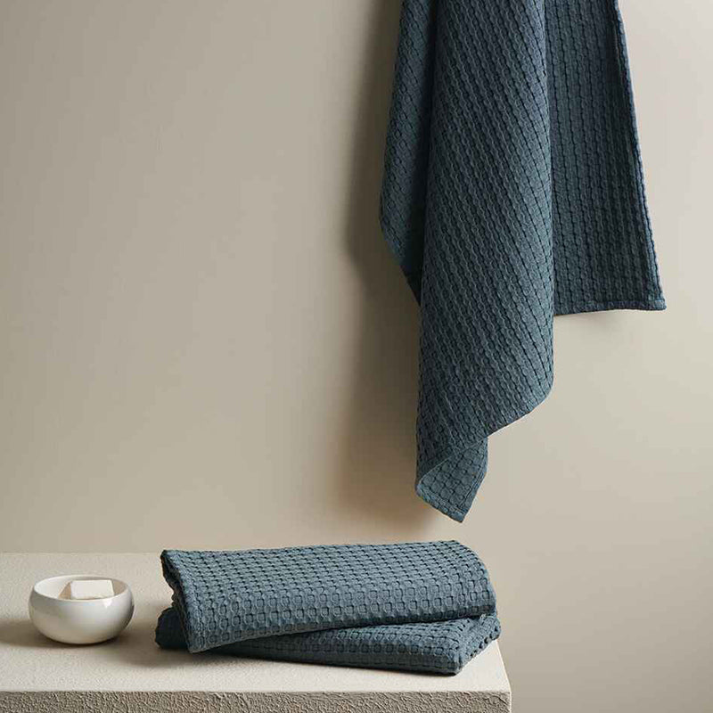 Buy Beehive Waffle Towel Combo (Storm) - Four Piece Set Towel Sets from Vaaree