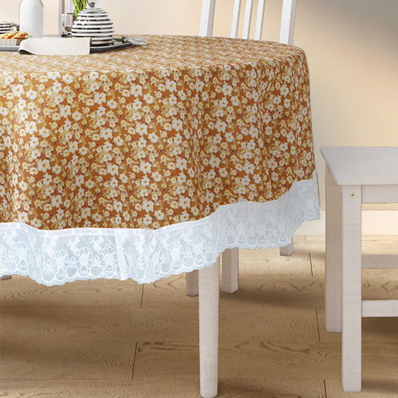 Table Cover - Nuka Round Floral Tabel Cloth - Four Seater