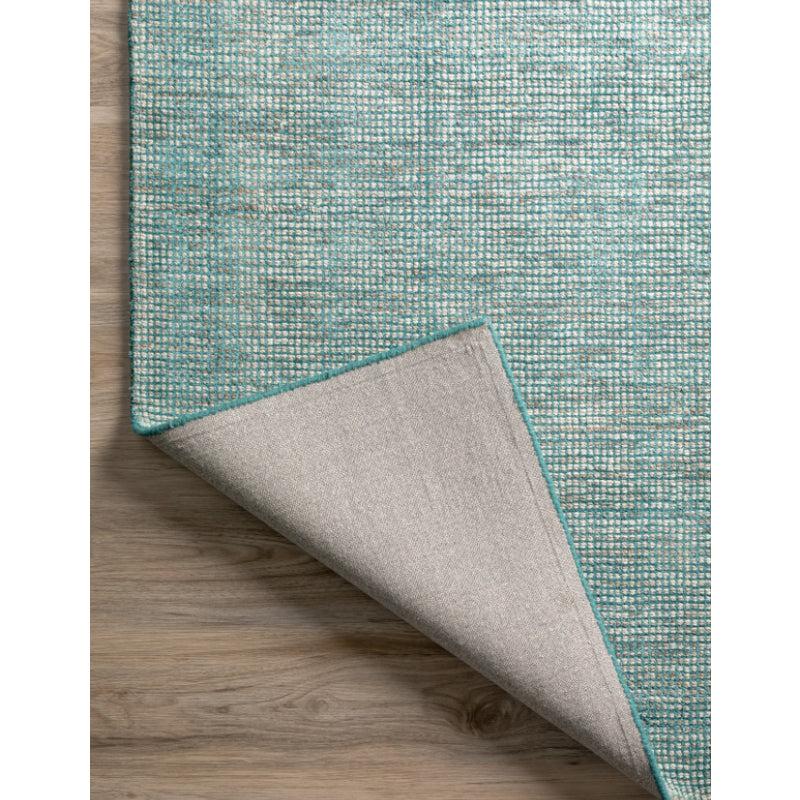 Buy Thread Tale Hand Woven Rug - Blue & Brown Rugs from Vaaree